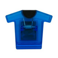 Magnetic Shirt Memo Clip - Translucent Blue
